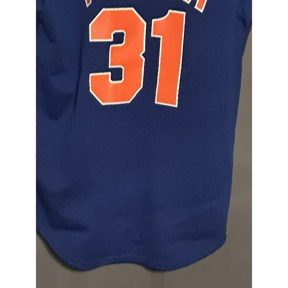 Majestic New York Mets Youth Baseball Jersey Blue Mike Piazza MLB 6541 METHY - Picture 12 of 14